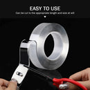 2M Double Sided Tape Transparent Reusable Waterproof No Trace for Kitchen