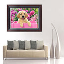 DIY 5D Diamond Embroidery Painting Cute Dog Cross Stitch Craft Home Decor