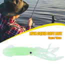 5x Luminous Squid 10cm 8g Lures Crankbait Artificial Soft Fishing Bait (3) Newly