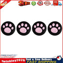 4pcs Cat Paw Silicone Thumb Grips for Nintendo Switch Controller (Pink) Newly