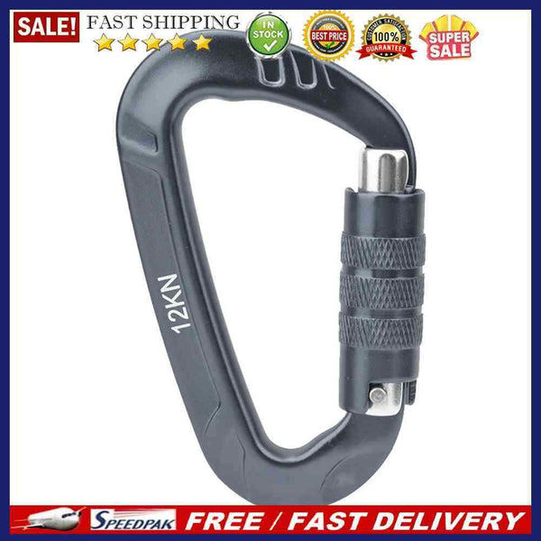 Aluminum Alloy Mountaineering Bag External Hanging Buckle Keychain Locking Ring