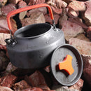 Aluminum Alloy Outdoor Teapot Camping Water Bottle Kettle Pot Cookware Tabl