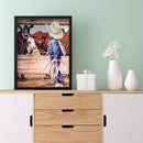 5D Diamond Painting DIY cowboy Full Round Diamond Rhinestone Set