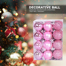 24pcs/box Christmas Balls 3cm Hanging Shopping Mall Ceiling Ornament (K) Newly