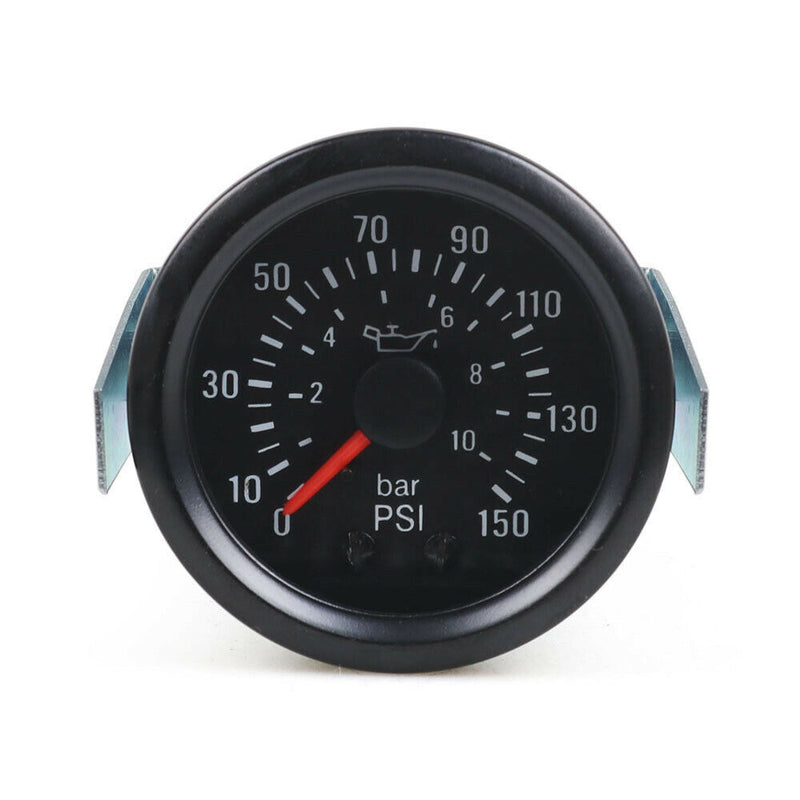 1Pcs Fuel Pressure Gauge Liquid 0-150 Psi 0-10 bar 1/8 Npt Pointer Oil Pressure