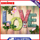 5D DIY Full Drill Diamond Painting LOVE Cross Stitch Craft Kits Home Wall Arts