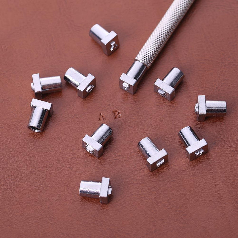 36pcs Steel Punch Alphabet Letter Number Stamper Set Leather Tool (3.5mm) Newly
