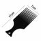 Woman Long Tooth Plastic  Black Afro Comb Salon  Curly Hair Brush Hairdressing