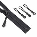 Black Ends Lock Zips Zip Puller Replacement Zipper Pull Cord Rope Pullers