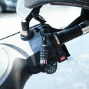 4 Digit Password Motorcycle Locks Anti-theft Cable Lockstitch Helmet Code Lock