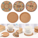 Holder Non-slip Wooden Cup Mat Anti-hot Heat Pad Heat Resistant Cork Coasters