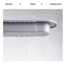 Telescopic Sink Shelf Towel Bar Sponge Drainer Storage Rack Basket (Grey) Newly