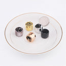 9 PCS Punk Elastic Woman Crystal Ponytail Holder Hair Cuff Headband Hair Ring