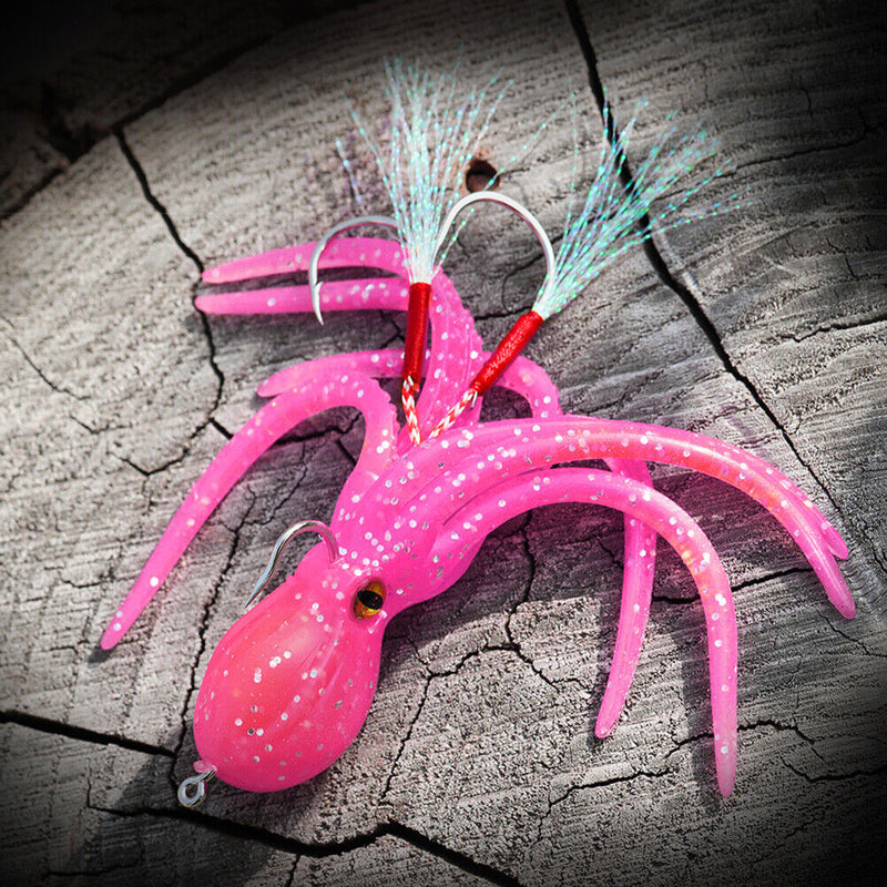 11cm 22g Octopus Swimbait Soft Fishing Lures with Hooks Artificial Wobbler Bait