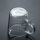 70ml Heat Resistant Double Spout Glass Coffee Measuring Cu For Kitchen Q3N6 L0B0