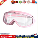 Swimming Glasses Waterproof Anti-fog Adults Diving Goggles (Clear Pink) Newly