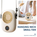 #A Leafless Hanging Neck Fan USB Rechargeable Safe Bladeless Neckband Fan Cooler