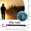 Retractable Spring Rope Camping Anti-lost Keychain Fishing Lanyard (Red) Newly
