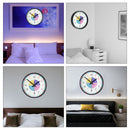 Clock Wall Clock Telling Time Clock for Kids with Silent Movement Educational