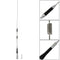 UV Dual Band Car Mobile SG-M507 High Gain Antenna 750mm 2.46ft