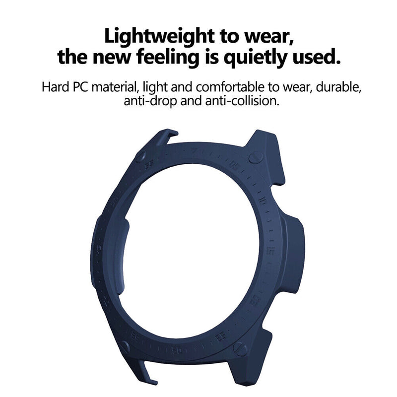 Cover for Huawei Watch GT3 46mm Hard PC Bumper Case (Single Color Blue) Newly