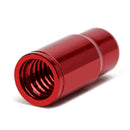 2pcs Aluminum Alloy Bike Valve Cap Bicycle Wheel Valve Cover Cap (Red FV)