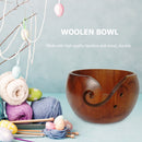 Handmade Wooden Yarn Bowl Crochet Organizer Storage Knitting Holder (A) Newly