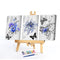 DIY Hand Painted Paint By Numbers Oil Canvas Pictures Butterfly Kit for Room