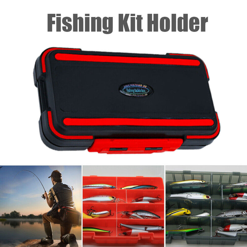 Fishing Tackle Box Fish Bait Lure Hook Holder Waterproof Storage Case Organizer