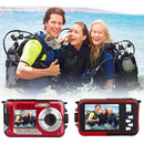 B268 Digital Photo Camera Waterproof Video Recorder Dual Screen DV Camcorder
