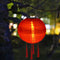 Solar Lantern Lamp Waterproof Nylon Hanging Light Outdoor Festival Decorati