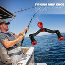Spinning Fishing Reel Carbon Handle Wheel Rock Arms Grip Knob Tool (Red) Newly