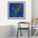 5D DIY Star Lake Full Round Drill Diamond Painting Handicraft Rhinestone Drawing