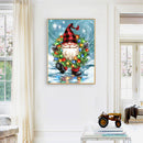 Gnome Oil Paint By Numbers Kits DIY Handpainted on Canvas Home Decoration Gif