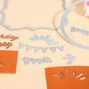 snowvirtuos 7pcs DIY Happy Birthday Metal Cutting Tools Scrapbooki