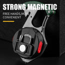 Multifunction COB Flashlight Camping Mini Screwdriver Keychain Lamp (Army G