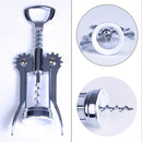 Stainless Steel Metal Wine Corkscrew Bottle Handle Opener Corkscrews
