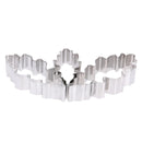 3pcs Stainless Steel Petals Shape Fondant Cake Mold Cookie Cutter Tools