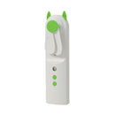 Water Spray Mist Fan Handheld Humidifier Face Steamer Cooling Fan (Green)