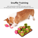 Interactive IQ Dog Cat Snuffle Mat Puzzle Seek Food Feeder Chew Educational