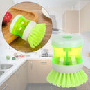 Sponge Dispenser Pot Dish Brush Cleaning Brushes Wash Pot Brush Soap Dispensers