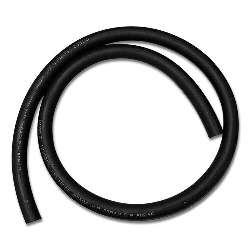 3/8Inch Fuel Gas Line 3.28 Feet with 5 Pcs Hose Clamps for Boat Marine Outboard