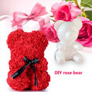 Valentines DIY Flower Bear Styrofoam Foam Mould Party Home Decor (20cm) Newly