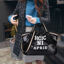 Women Girl Sequin Travel Messenger Bag Shoulder Shopping Crossbody Large Handbag