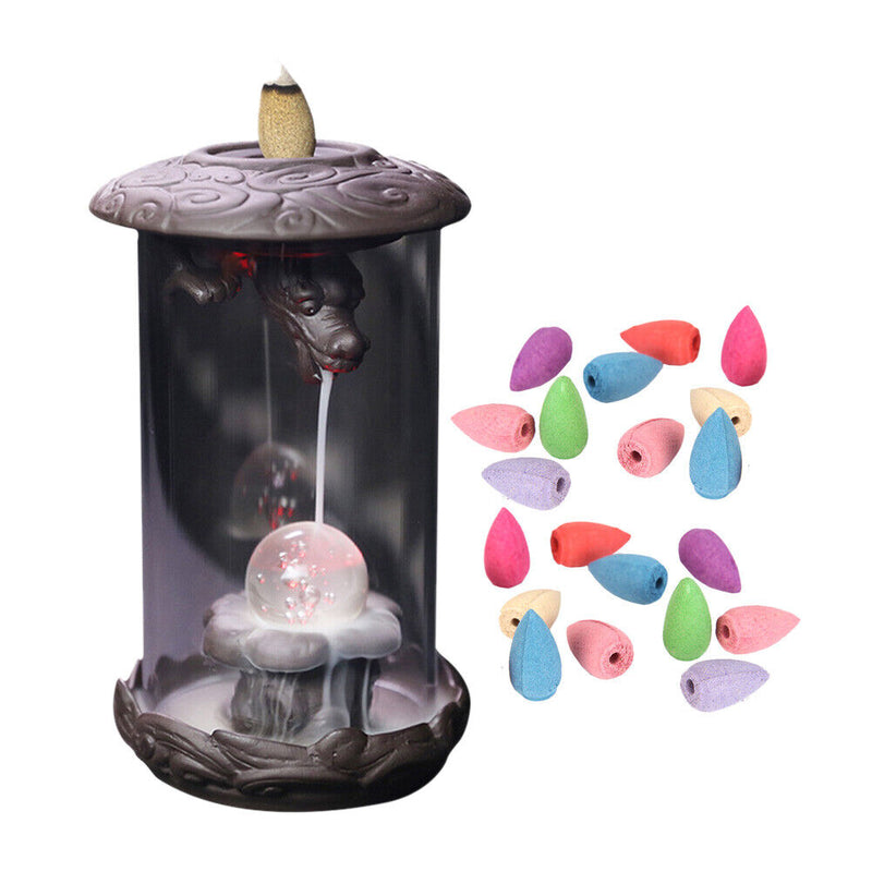 Creative Dragon Backflow Incense Sticks Aroma Smoke Smoking Vessel Stress Fatigue