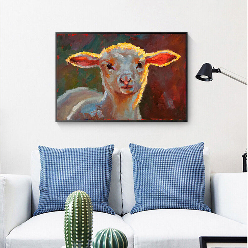 Oil Paint By Numbers Animal Set Coloring Picture Digital Drawing