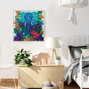 Partial Drill 5D DIY Special Shaped Diamond Painting Flowers Elephant Kit