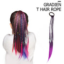 Girls Color Wig Braider Rubber Band Hair Tie Rope Headdress Hair Accessories