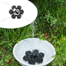 Panel Powered Courtyard Floating Solar Fountain Pool Pond Bird Bath Waterfall