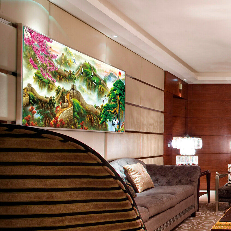 Full Round Drill 5D DIY Rhinestone Diamond Painting the Great Wall Handwork Art